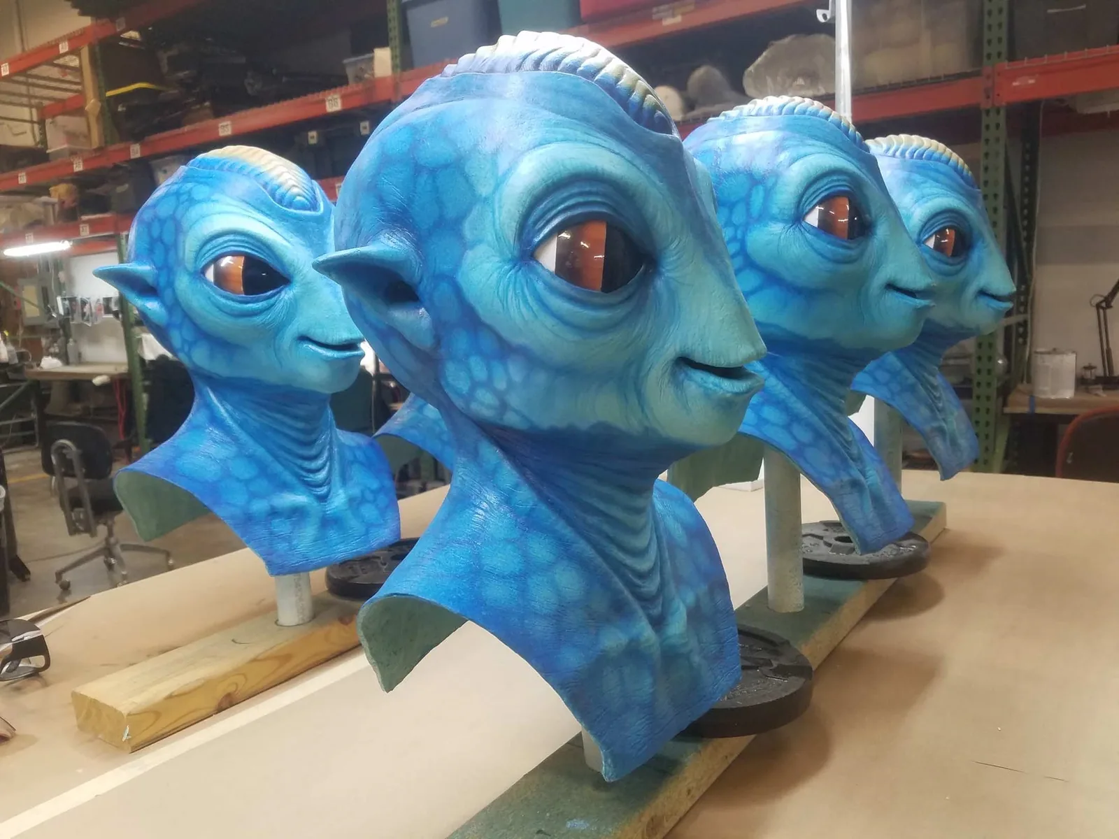 "JADOO" Masks built for Dubai Themepark