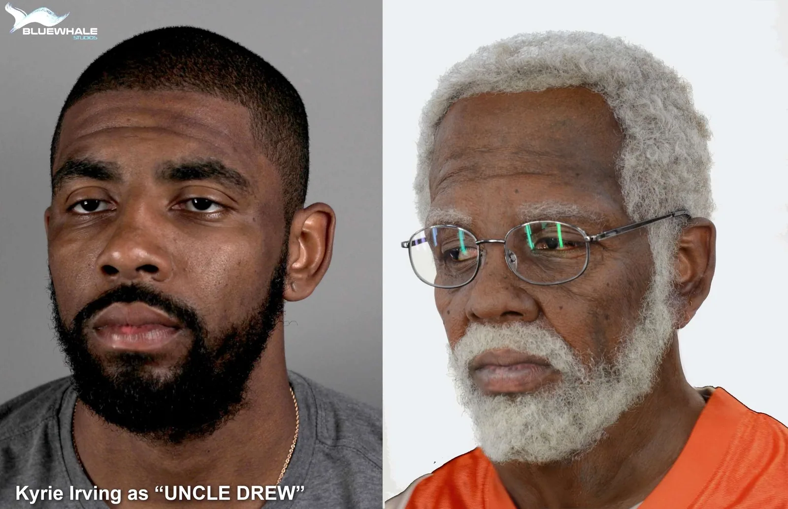 Kyrie Irving as "Uncle Drew" for Uncle Drew